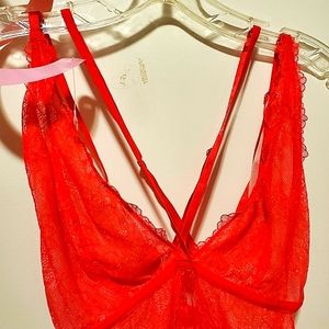 ❤ 4 for $20 Y2k Red Lingerie Bodysuit Bundles Only ❤